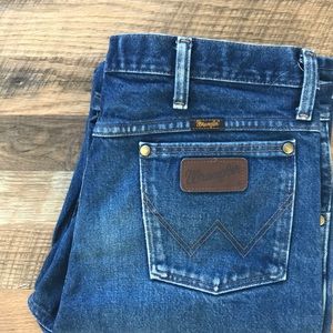Men’s Wrangler 100% Cotton Blue Jeans